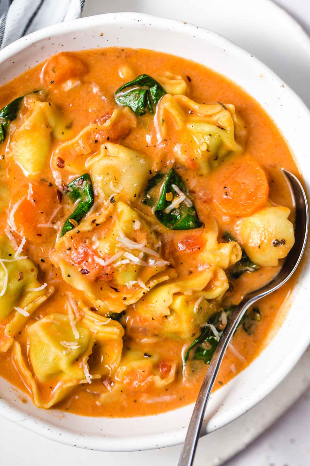 Instant Pot Tortellini Soup with 12 and Half： Creamy & Easy Recipe