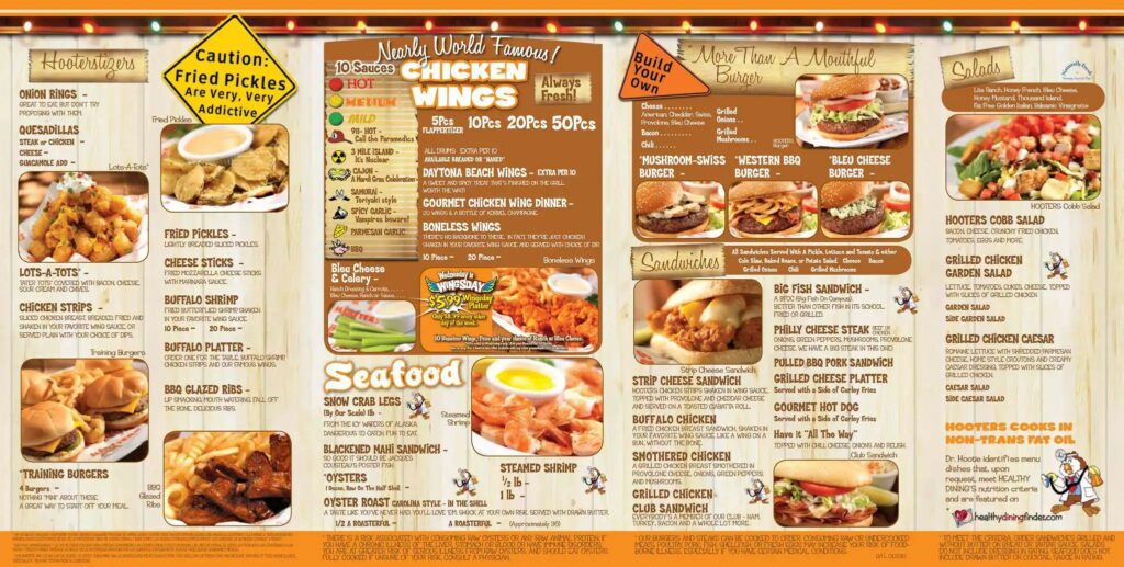 Explore the Full Hooters Beverage Menu Today