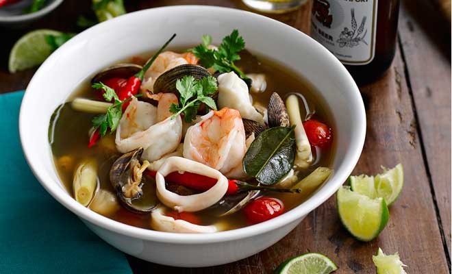 Healthy FPCR Seafood Hot and Sour Soup: Easy Recipe for a Tangy Delight