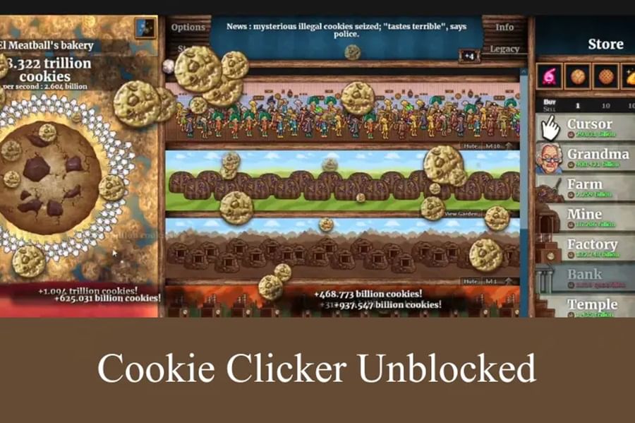 Unblocked Games: Enjoy Cookie Clicker at School - Click & Bake!