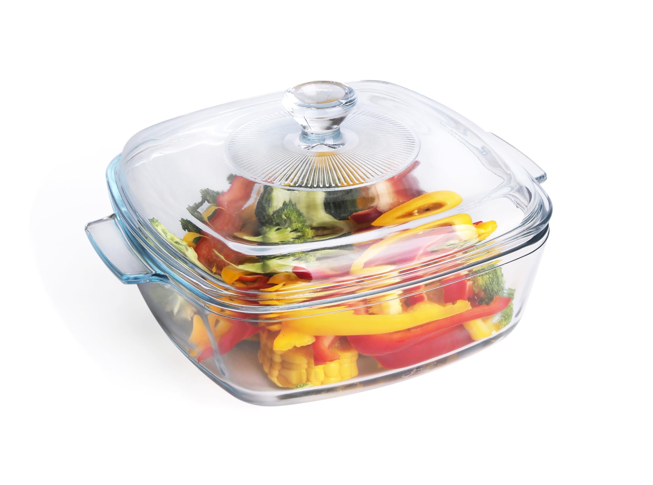 Durable 1.5 Qt Casserole Dish with Glass Lid – Perfect for Cooking and Serving