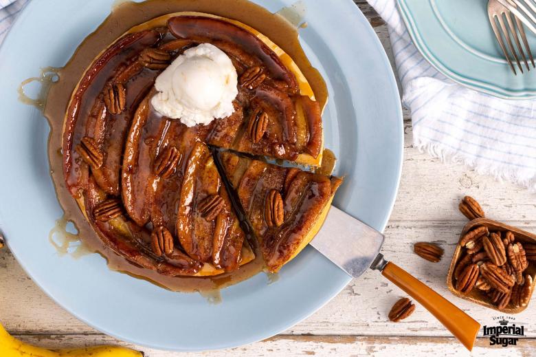 Bacon and Caramelized Banana Pie