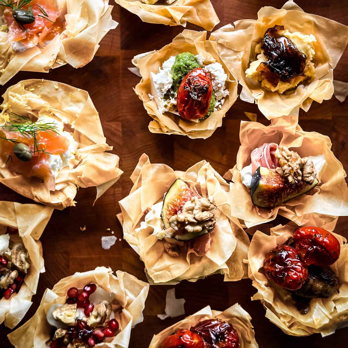 Creative Appetizers with Phyllo Cups for Your Next Party