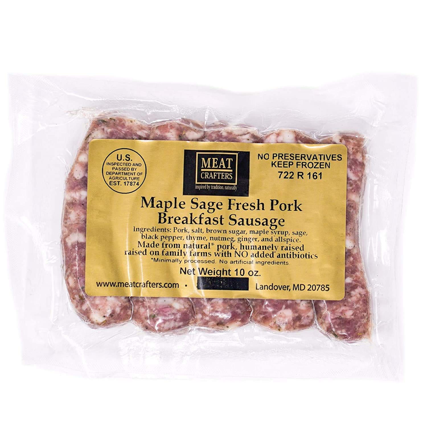 Best Breakfast Maple Sausage: Pork Raised Humanely, Taste the Difference!