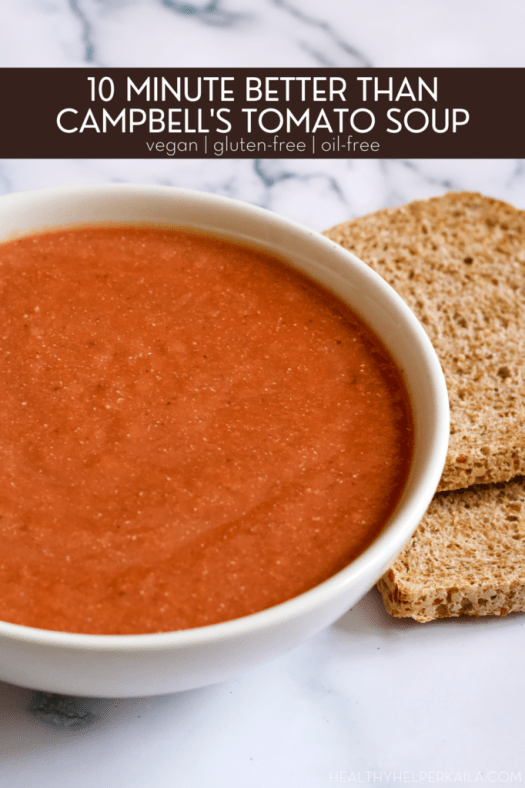 Easy Copycat Campbells Tomato Soup Recipe (No HFCS!)