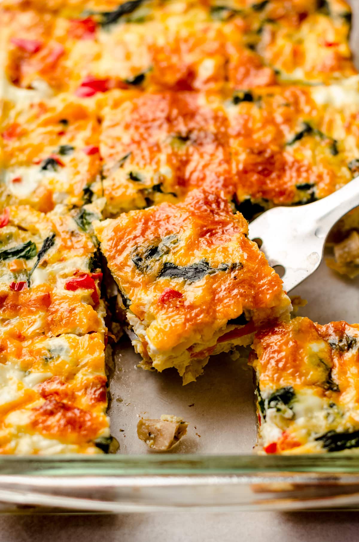 Make Ahead Breakfast Casserole with Cream Cheese for Busy Mornings