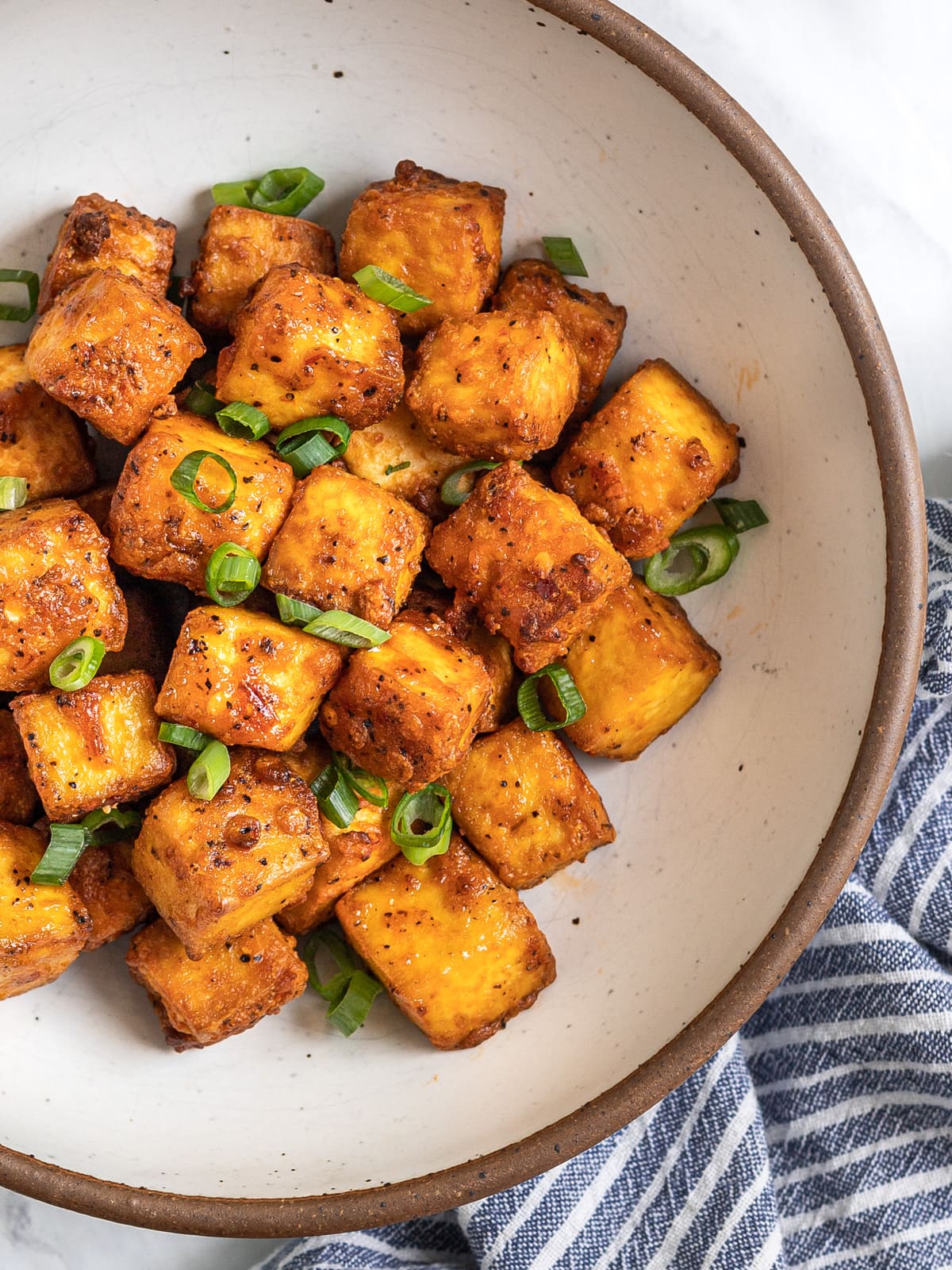 Easy Air Fryer Tofu Croutons for Soup: Quick & Crispy!