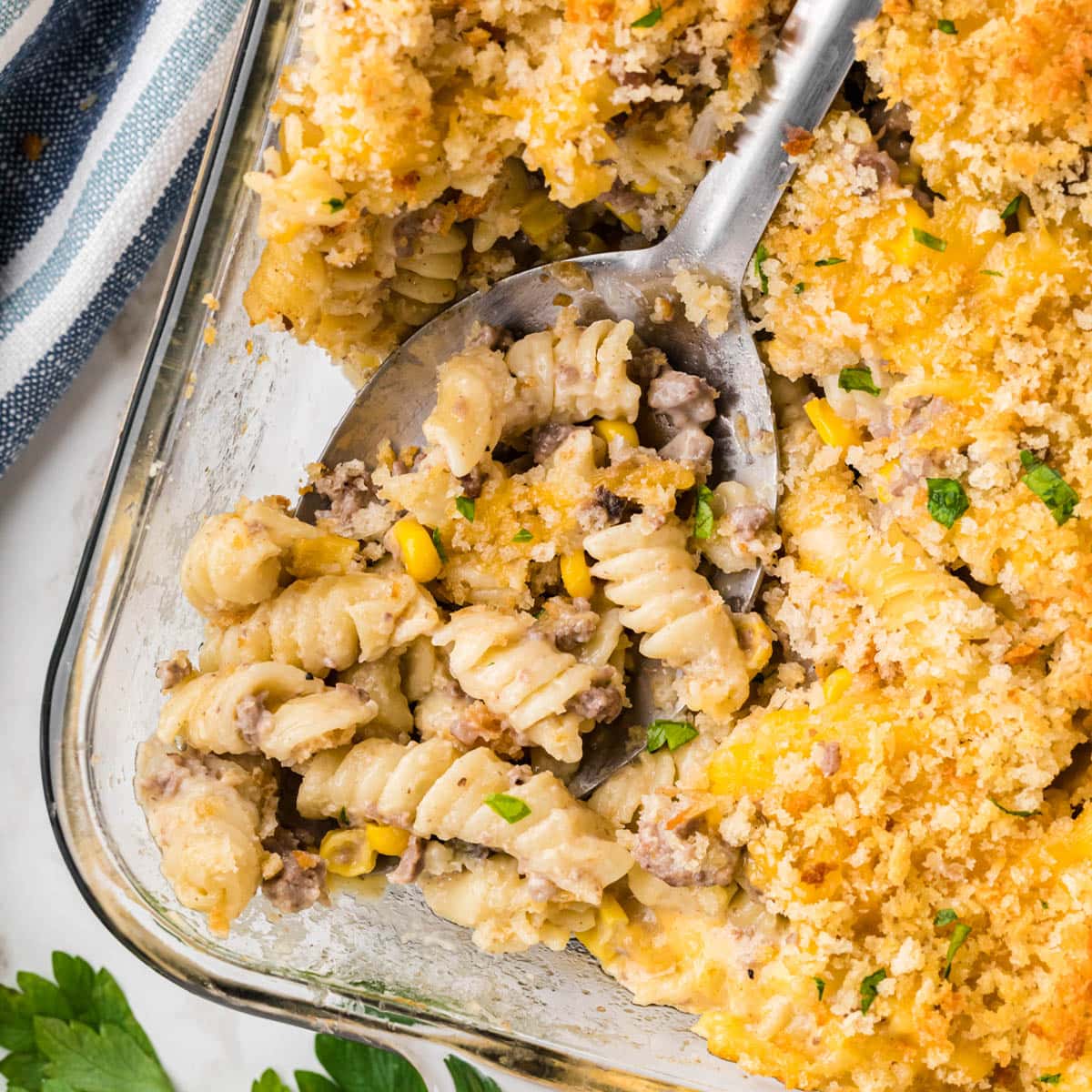 Craving Comfort Food? Try This Simple Hamburger Corn Casserole