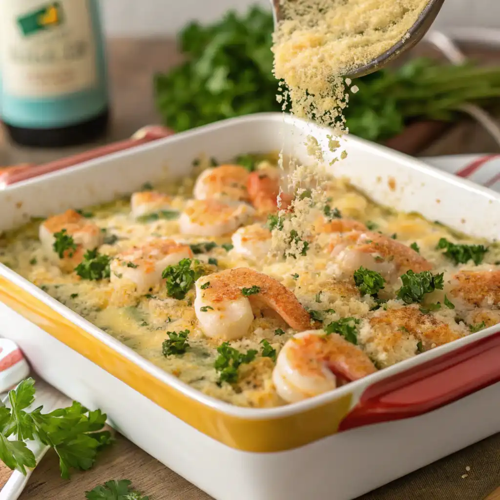 Mirliton Casserole with Shrimp(The Ultimate Seafood Twist on a Classic Dish)