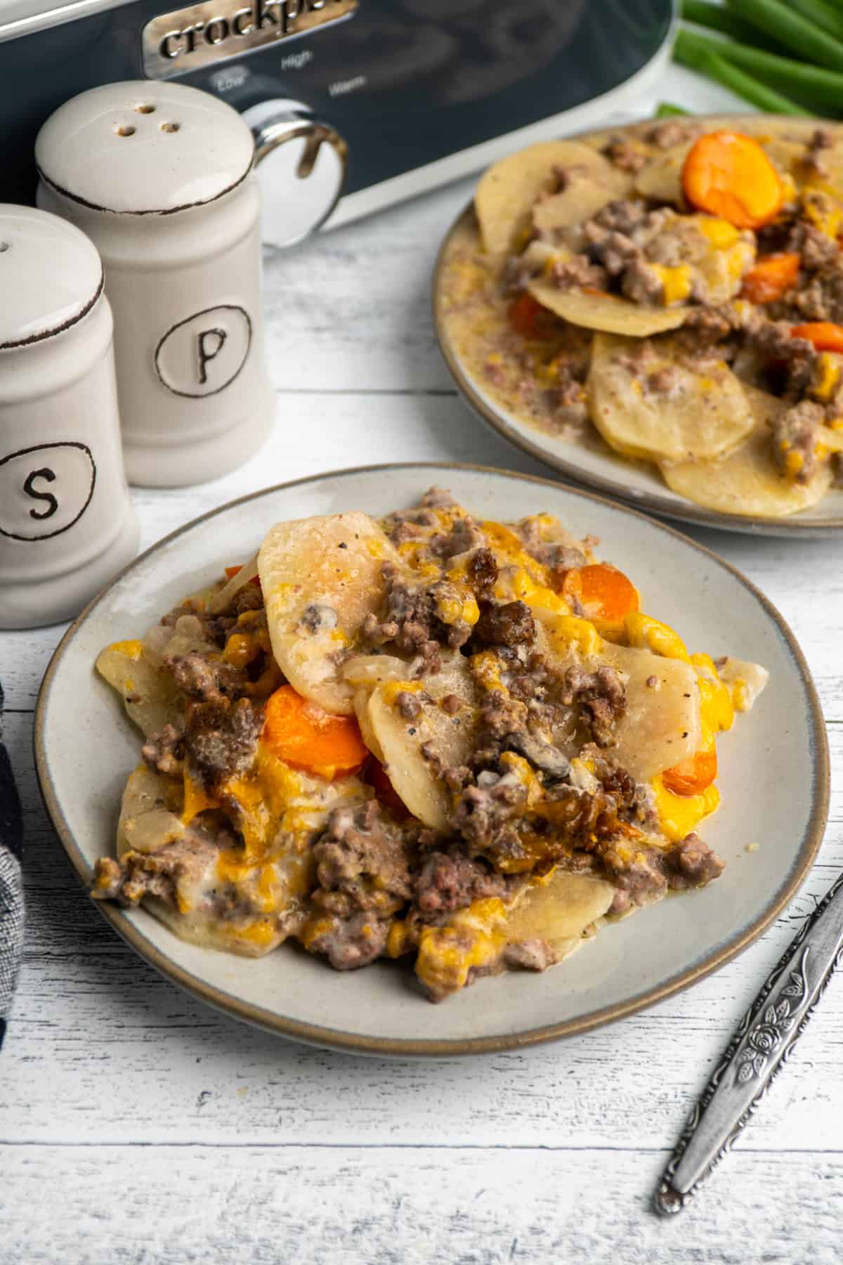 Slow Cooker Hamburger Potato Casserole Easy Recipe for Busy Weeknights