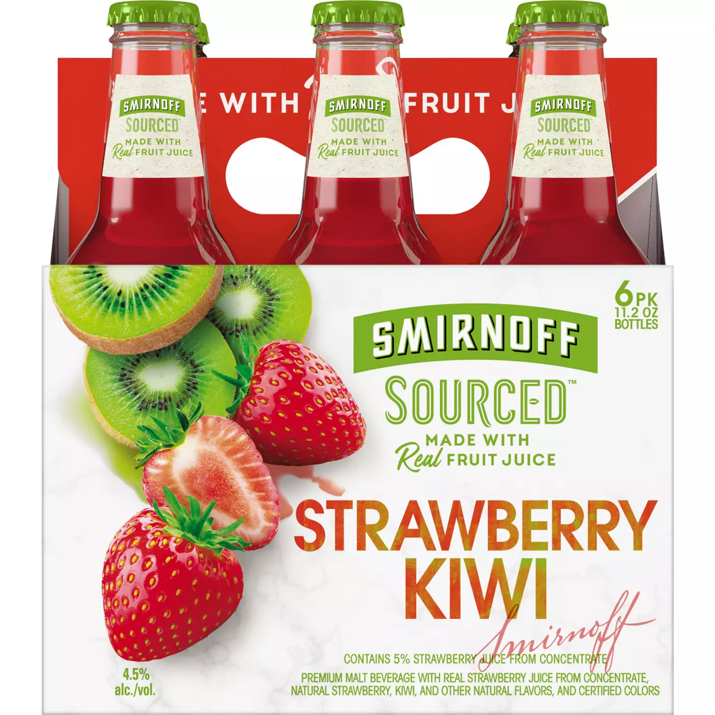 Try Smirnoff Sourced Strawberry Kiwi Malt Beverage Today!