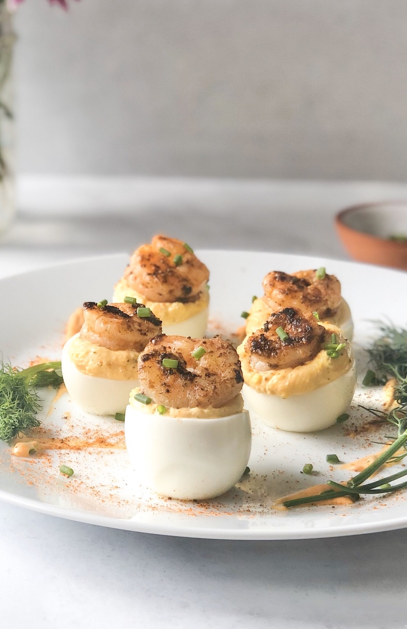 Cajun Appetizer: Spicy Shrimp Deviled Eggs for a Flavor Kick