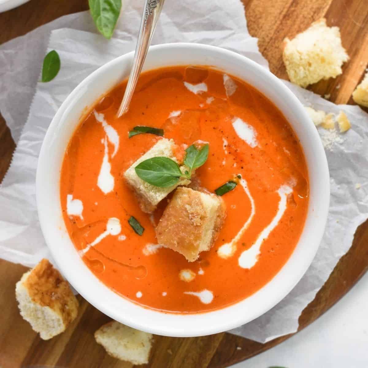 Delicious Roasted Red Pepper Gouda Soup You Must Try