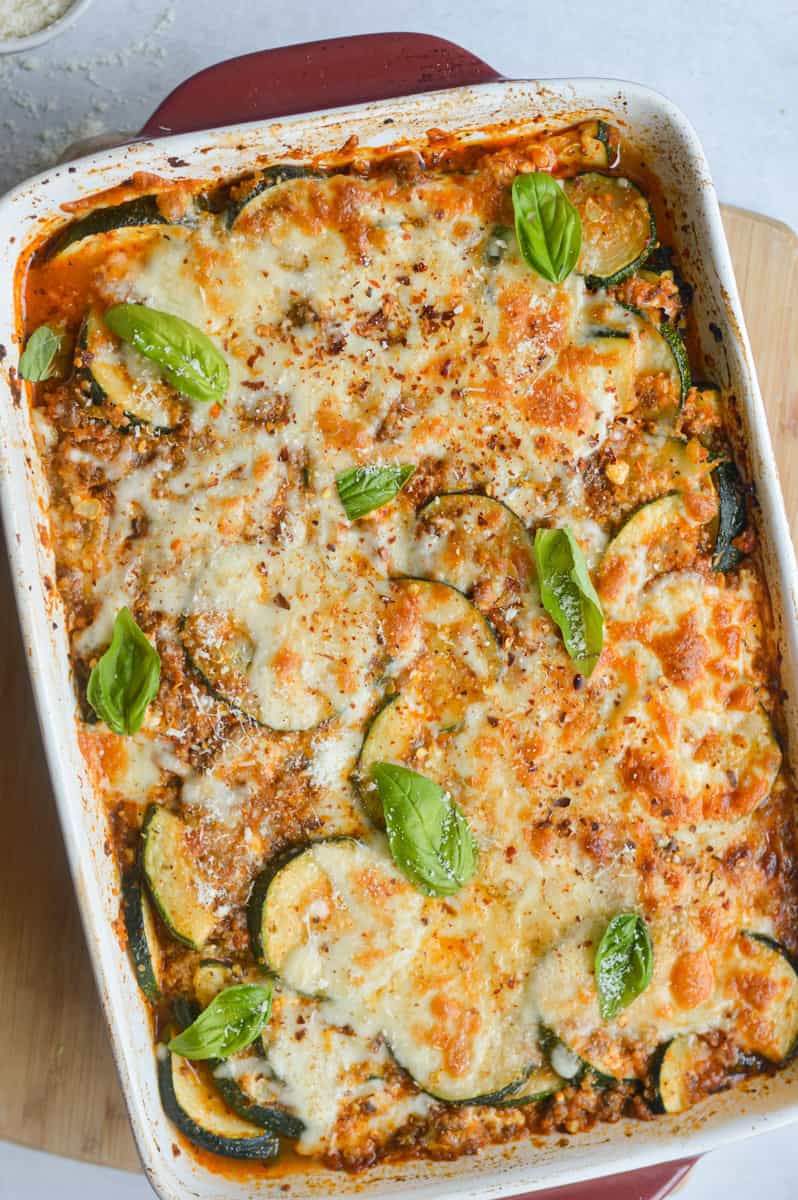 Make Delicious Ground Beef Zucchini Casserole Tonight