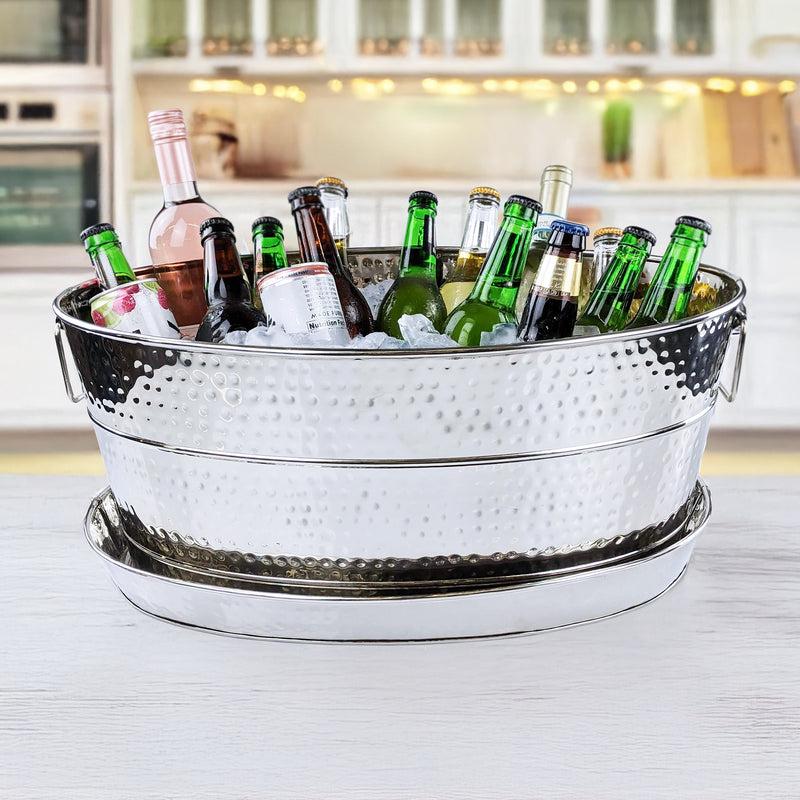 Upgrade Your Party with Beverage Tub Hammered