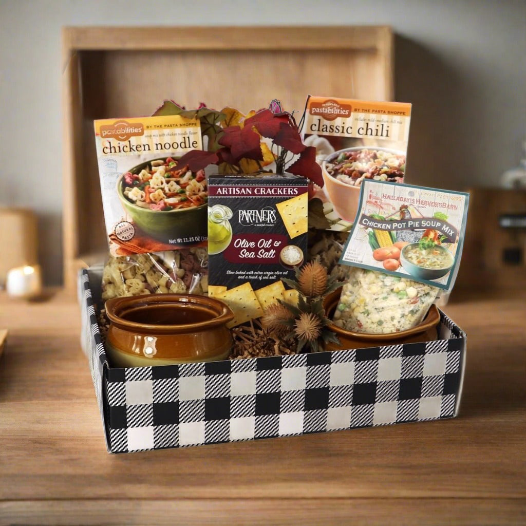 Warm Up Their Day with Cozy Soup Gift Baskets