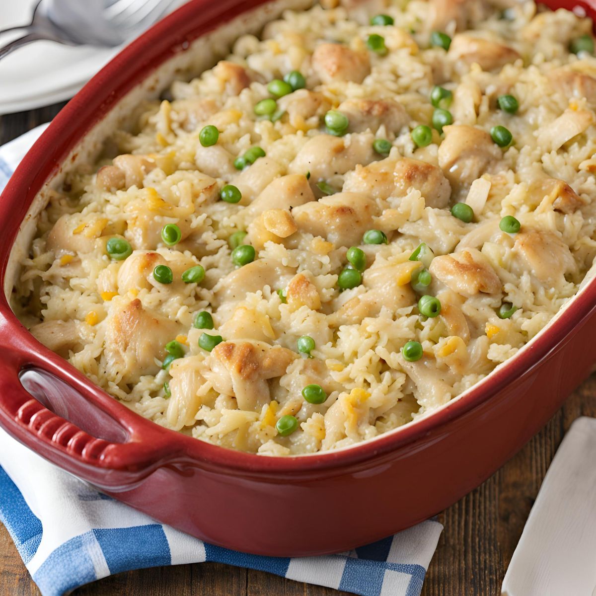 Mamaws Chicken & Rice Casserole the Best Comfort Food