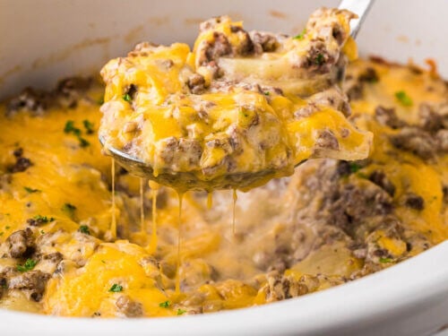 Try This Potato Hamburger Casserole Made in a Crock Pot (A Hearty and Easy Meal)