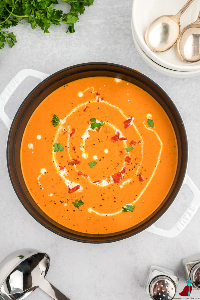 Delicious Roasted Red Pepper Gouda Soup You Must Try