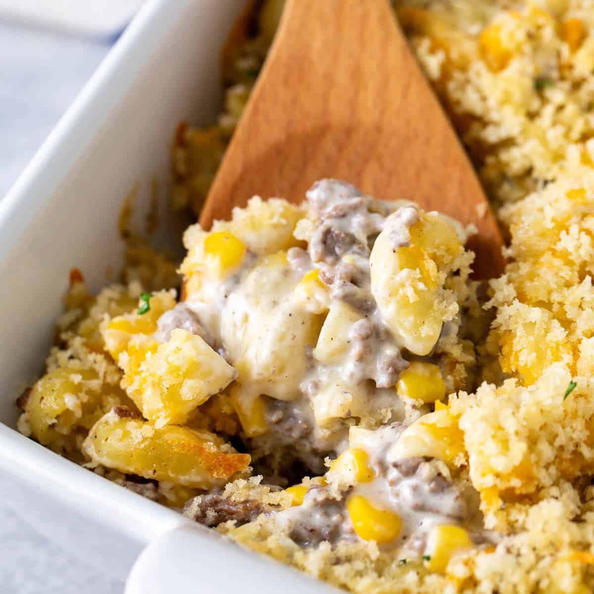 Craving Comfort Food? Try This Simple Hamburger Corn Casserole