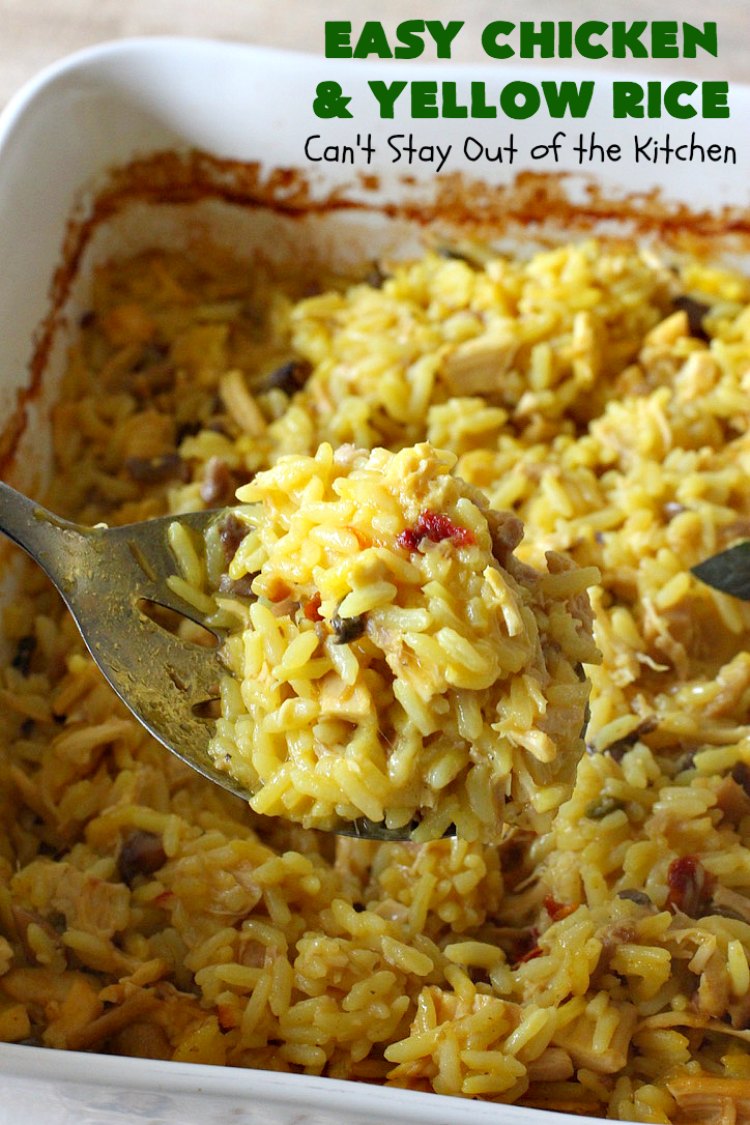 Easy Chicken and Yellow Rice Casserole Recipe: A Quick Dinner