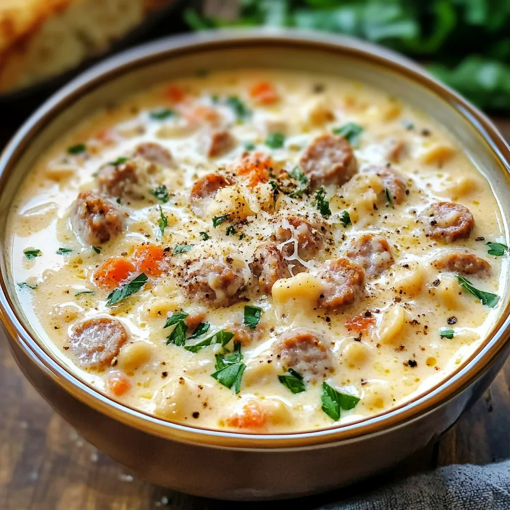 Best Creamy Parmesan Italian Sausage Soup: A Simple Dinner Idea