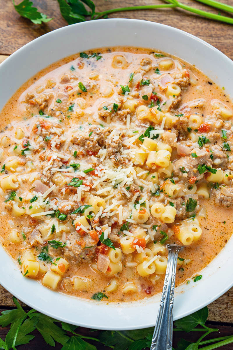 Best Creamy Parmesan Italian Sausage Soup: A Simple Dinner Idea