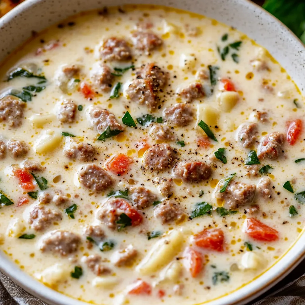 Best Creamy Parmesan Italian Sausage Soup: A Simple Dinner Idea