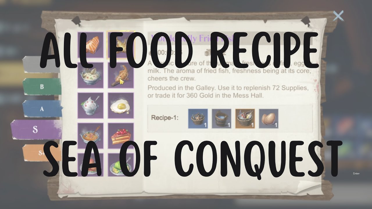 Sea of Conquest Recipes: Where to Find Ingredients and Cook Them