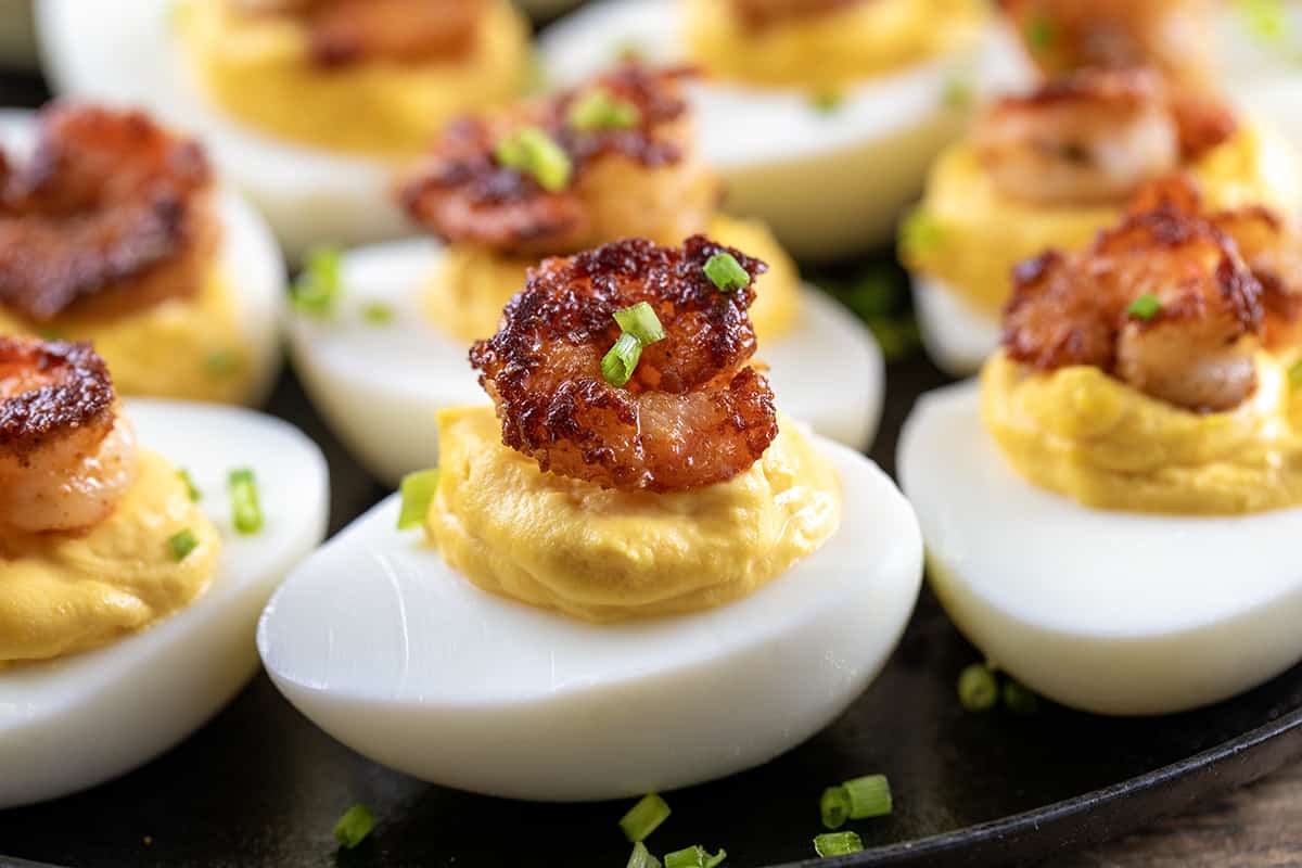 Cajun Appetizer: Spicy Shrimp Deviled Eggs for a Flavor Kick