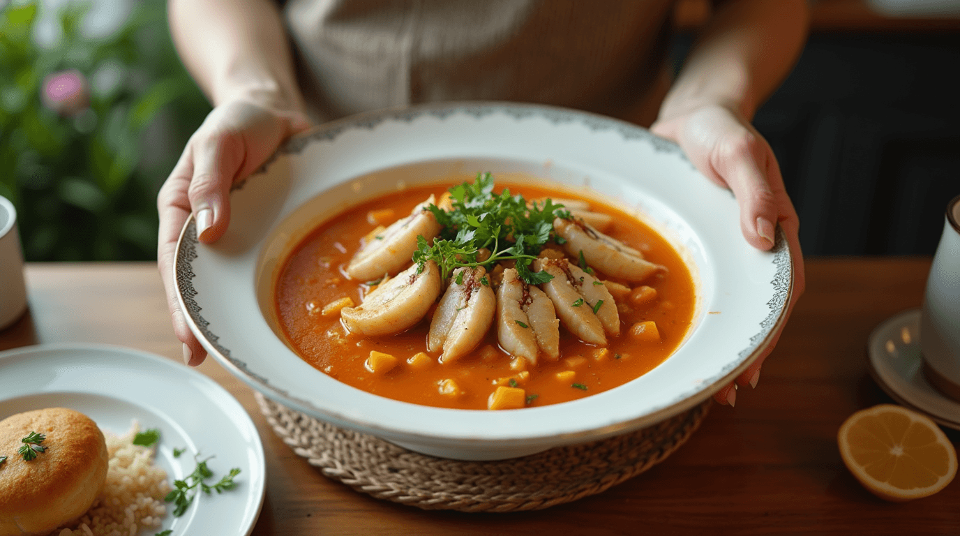 Delicious Fresh Fish Soup for $13.99! You Wont Find a Better Price!